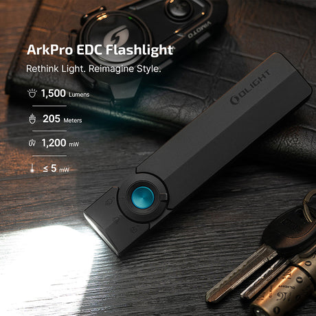 Olight ArkPro | plakans 4-in-1 EDC lukturis | 1.500 lm
