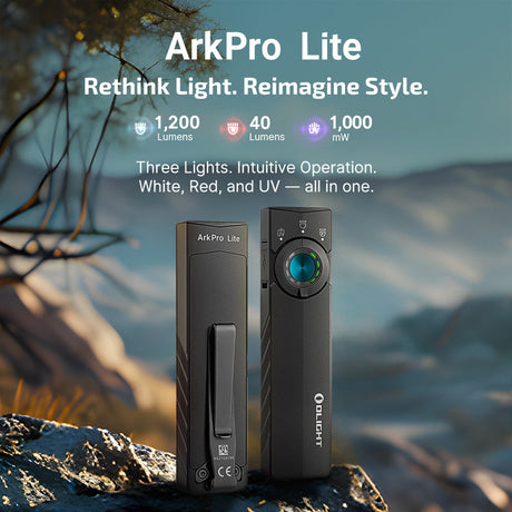 Olight ArkPro Lite | plakans 3-in-1 EDC lukturis | 1.200 lm