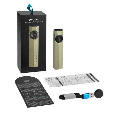 Olight ArkPro Ultra | plakans 4-in-1 EDC lukturis | 1.700 lm - Olive Green