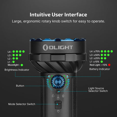 Olight Marauder 2 Mini | jaudīgs uzlādējams lukturis | 10.000 lm