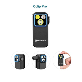 Olight Oclip Pro | daudzfunkcionāls klipša lukturis | 500 lm - Black
