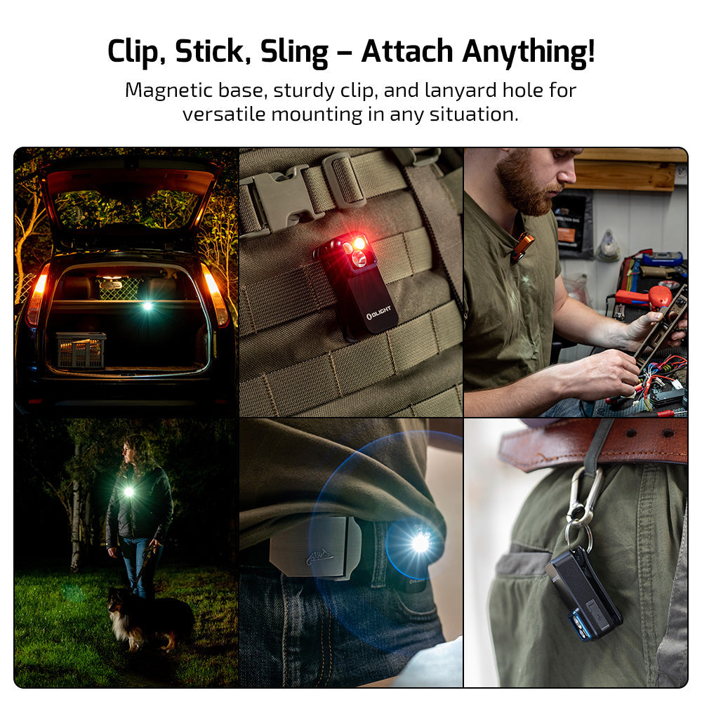 Olight Oclip Pro | daudzfunkcionāls klipša lukturis | 500 lm