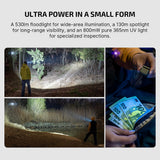 Olight Oclip Ultra | 3-in-1 piespraužams EDC lukturis | 530 lm - Olive Green