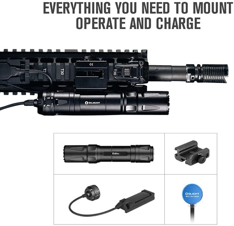Olight Odin | šautenes lukturis | 2.000 lm