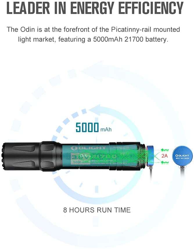 Olight Odin | šautenes lukturis | 2.000 lm