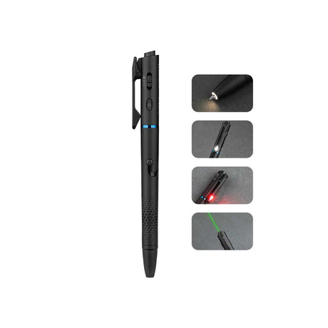 Olight O’Pen 3 | daudzfunkcionāls pildspalvas lukturis | 120 lm + zaļš lāzers - Black