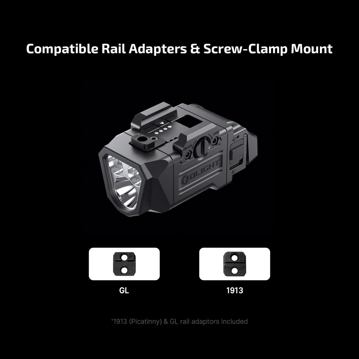 Olight PL X | pistoles lukturis | 1.200 lm