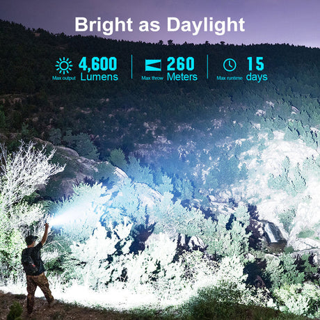 Olight Seeker 4 Pro | lieljaudas lukturis | 4.600 lm
