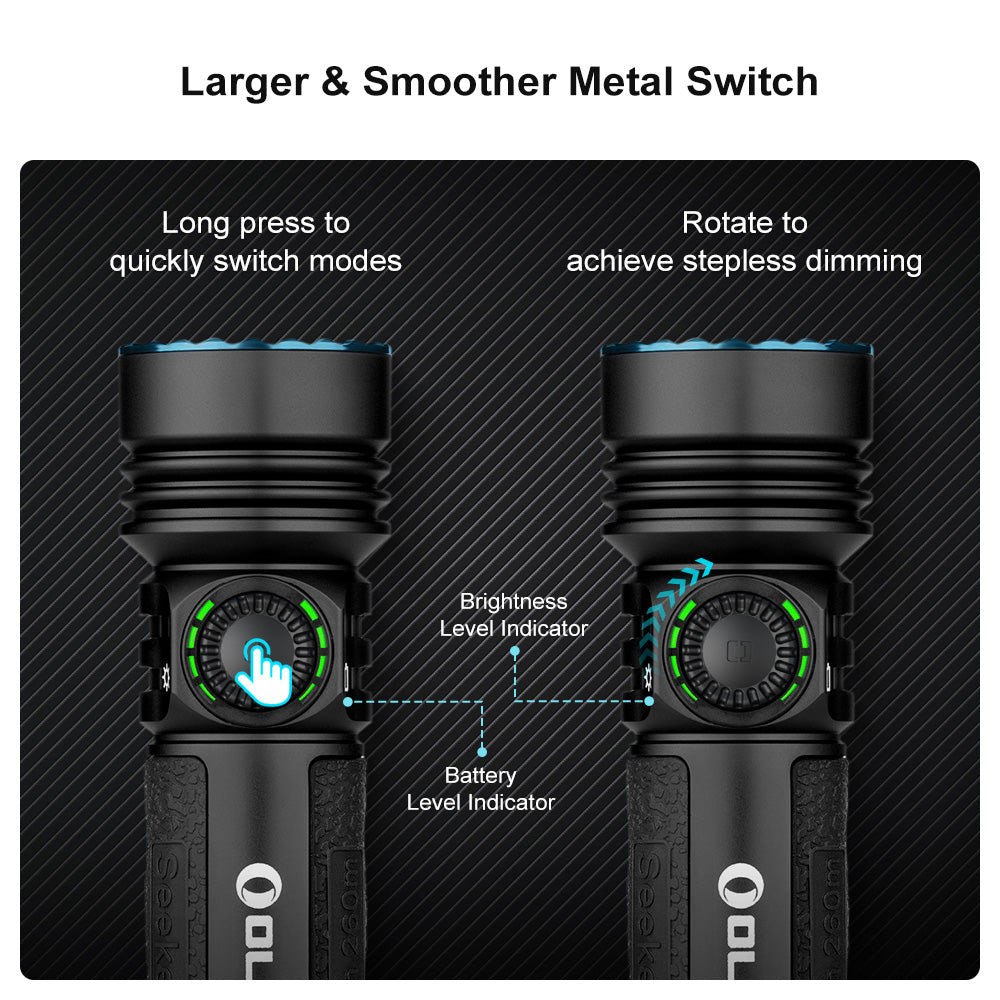 Olight Seeker 4 Pro | lieljaudas lukturis | 4.600 lm