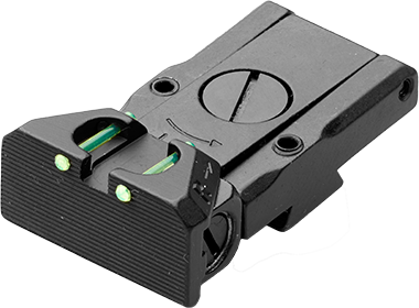 Remington 1911 R1 regulējams aizmugurējais tēmēklis | fiber optic