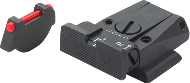 Ruger P85 & P89 regulējami mehāniskie tēmēkļi | fiber optic