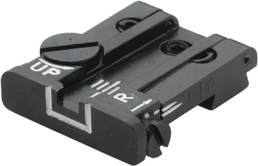 Sig [P220 P225 P226 P227 P229 P320] regulējams aizmugurējais tēmēklis | baltas līnijas