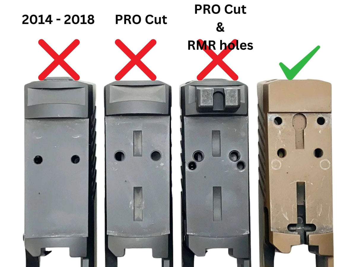 Sig P320 [models with removable rear sight] Optics Ready adaptera plāksne | Shield RMSc footprint