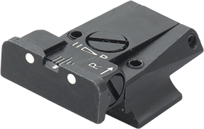 Smith & Wesson Cal. 45 3rd Gen regulējams aizmugurējais tēmēklis | balti punkti