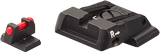 Smith & Wesson M&P regulējami mehāniskie tēmēkļi | fiber optic