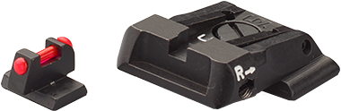 Smith & Wesson M&P regulējami mehāniskie tēmēkļi | fiber optic