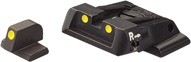 Smith & Wesson M&P regulējami mehāniskie tēmēkļi | luminiscējoši punkti