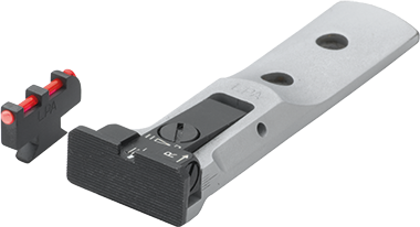 Smith & Wesson revolveris [686 629 19 66 586 & other] regulējami mehāniskie tēmēkļi | fiber optic