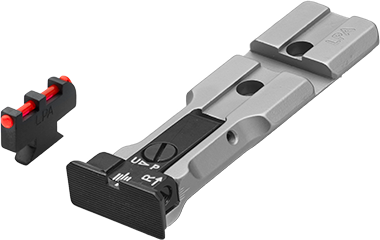 Smith & Wesson revolver [686 629 19 66 586 & other] kolimatoram gatavi regulējami mehāniskie tēmēkļi | šķiedru optika