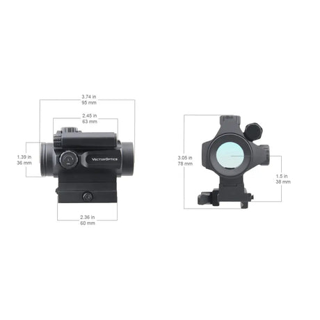 Vector Optics Nautilus 1x30 Scope Double Reticle kolimators